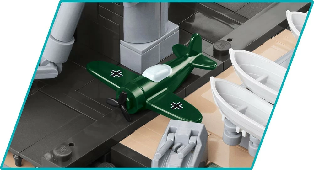 Set ndërtimi Cobi Klocki Battleship Tirpitz, 2810 pjesë, plastikë, Historical Collection