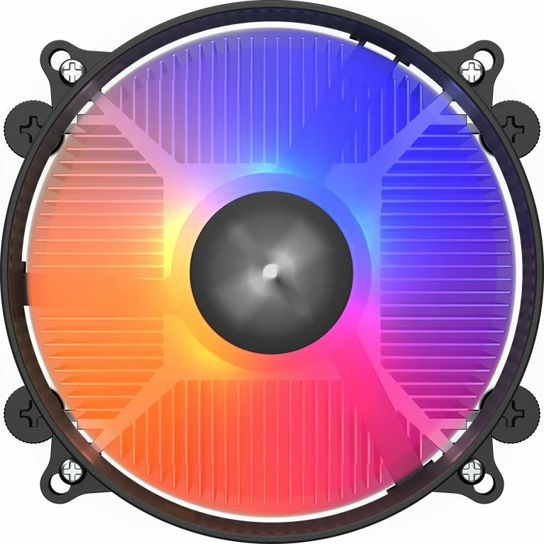 Ftohës CPU Krux Integrator RGB KRX0093, 92mm, AM4/AM5, TDP 85W, i zi