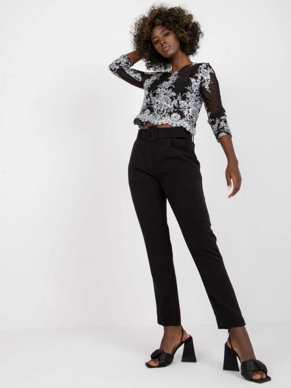 Pantallona Italy Moda, të zeza