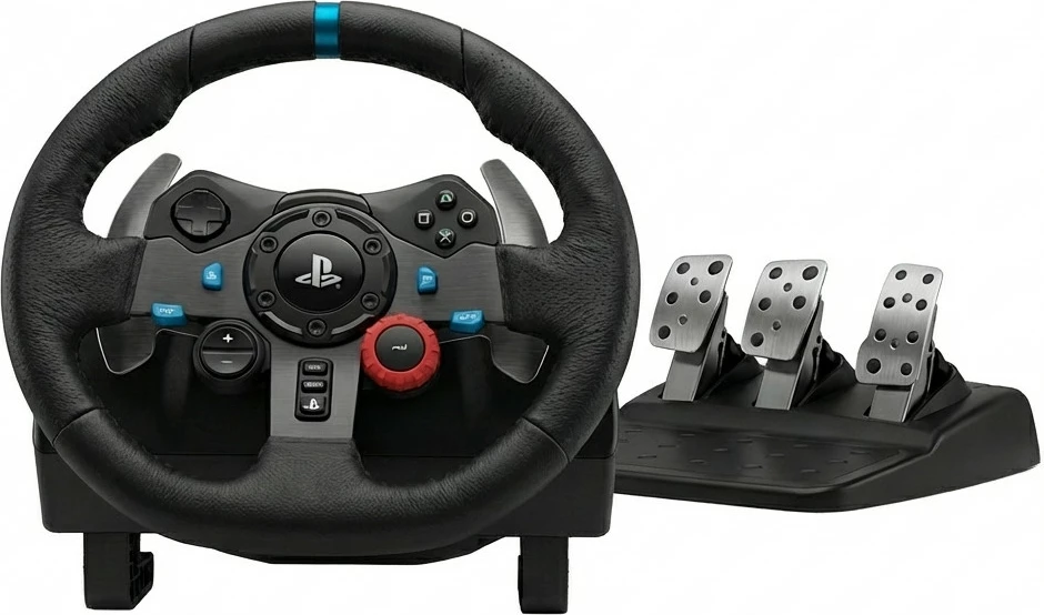 Timon garash Logitech Driving Force Racing Wheel, me pedale (3), i zi