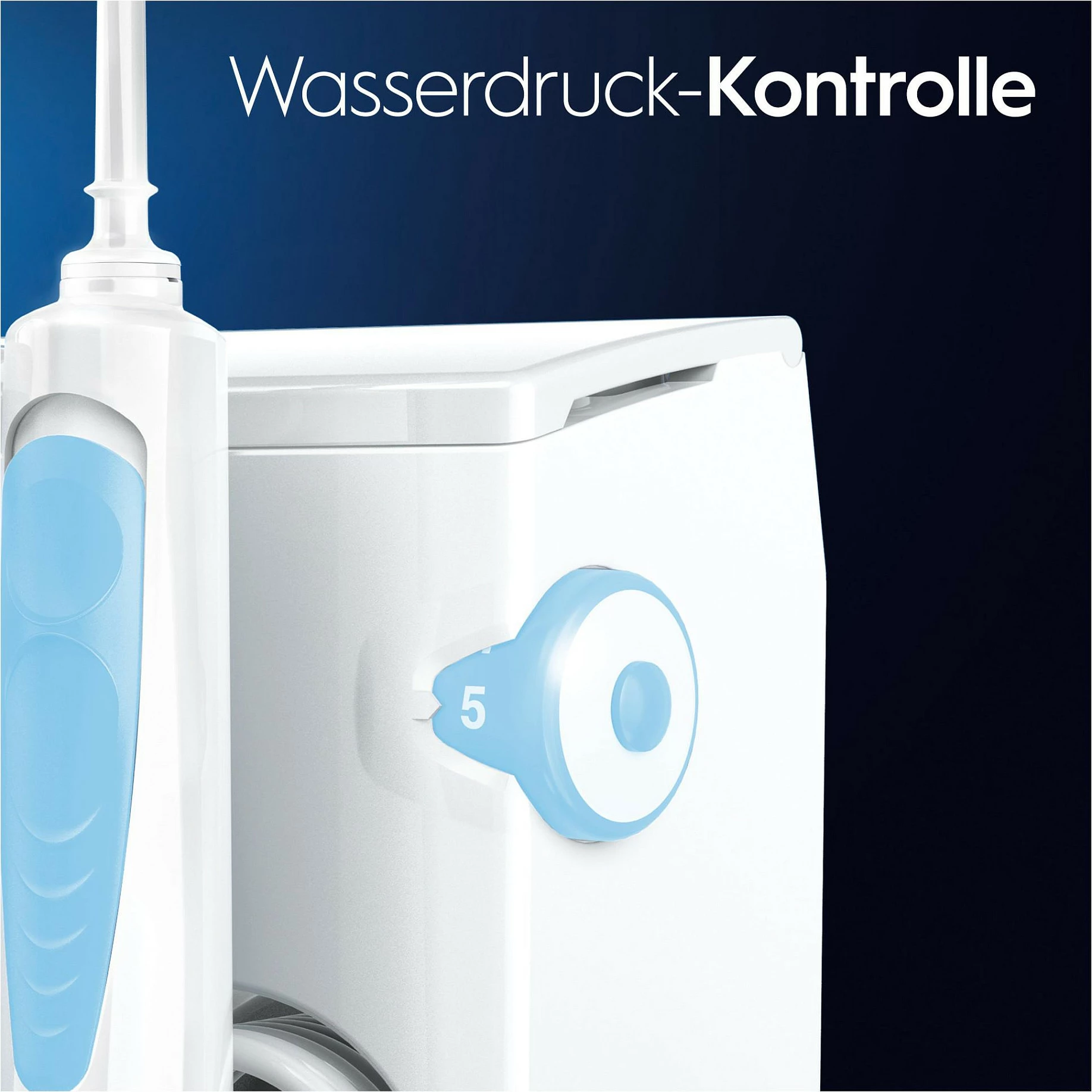 Furçë dhëmbësh Oral-B Oxyjet, për të rritur, rrotulluese-oscilluese, e bardhë, bateri e integruar