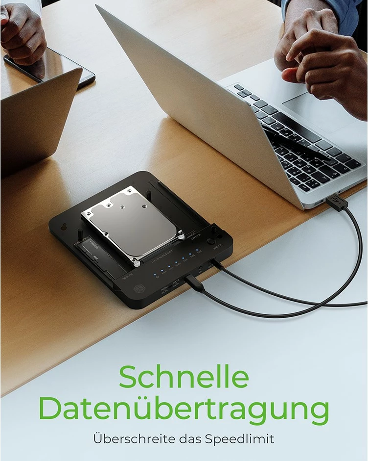 Docking station ICY BOX IB-2915MSCL-C31, klonim HDD/SSD, USB 3.2 Gen 2, i zi