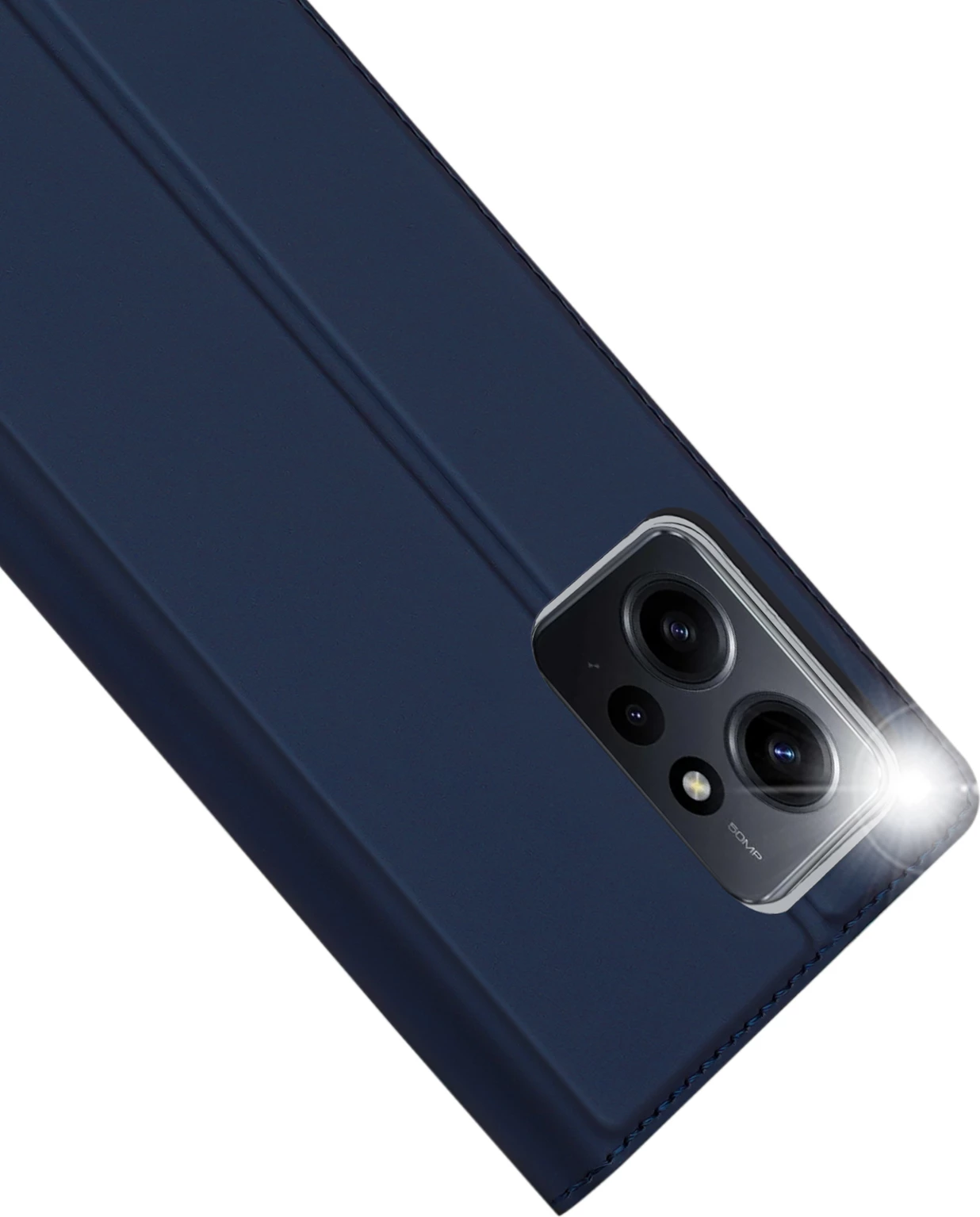 Mbështjellës Dux Ducis Skin Pro për Xiaomi Redmi Note 12, me kapak, portofol dhe qëndrim, Kaltër