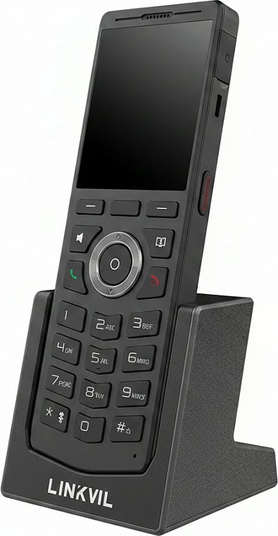 Telefon mobil VoIP Fanvil W610H, WLAN, për bazë W710H, i zi