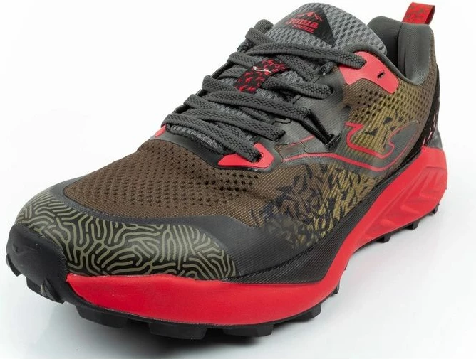 Atlete trail running për meshkuj Joma Tundra, khaki të kuqe