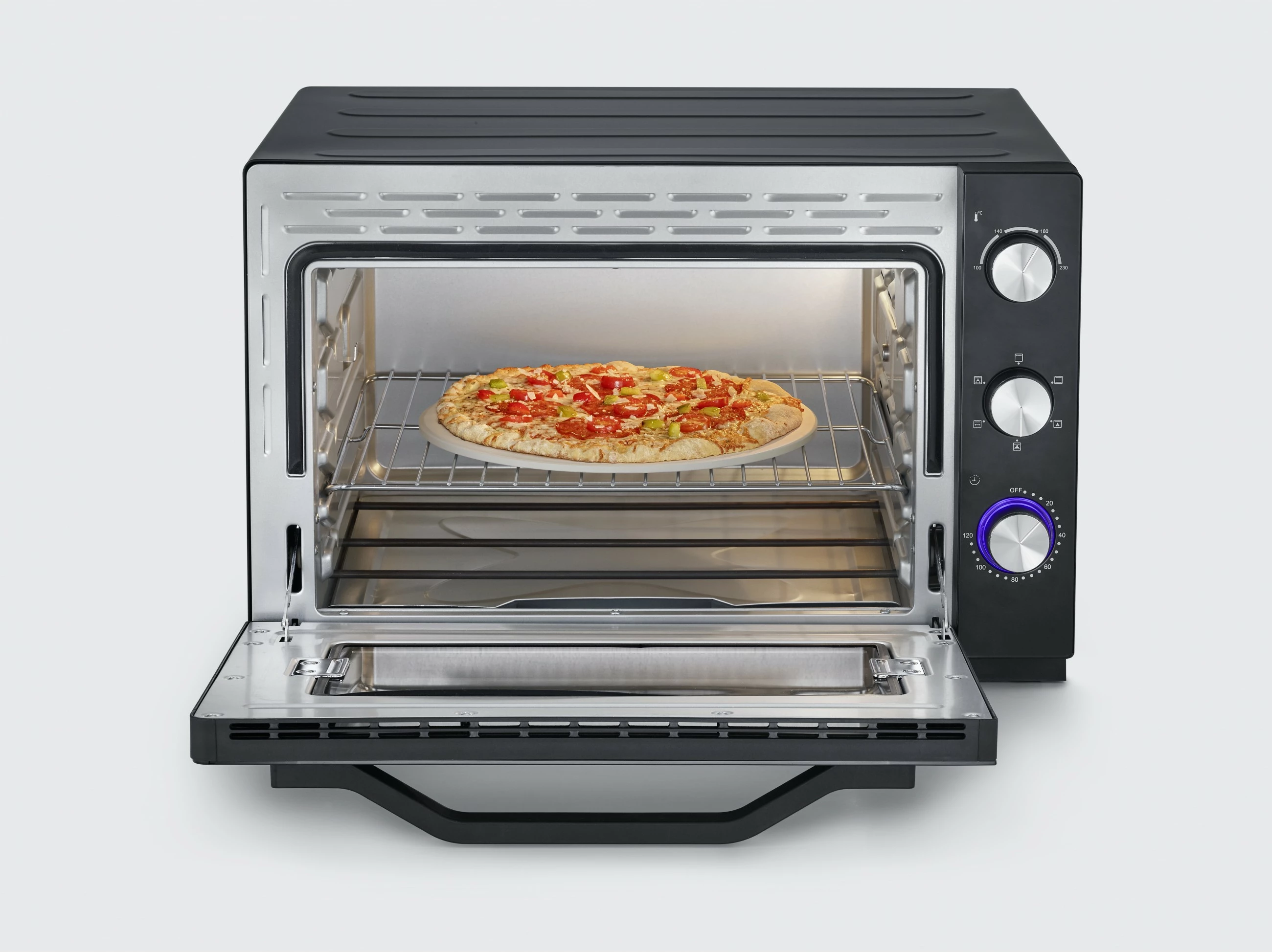 Furrë Severin TO 2073 XXL, 60 L, e zezë, freestanding