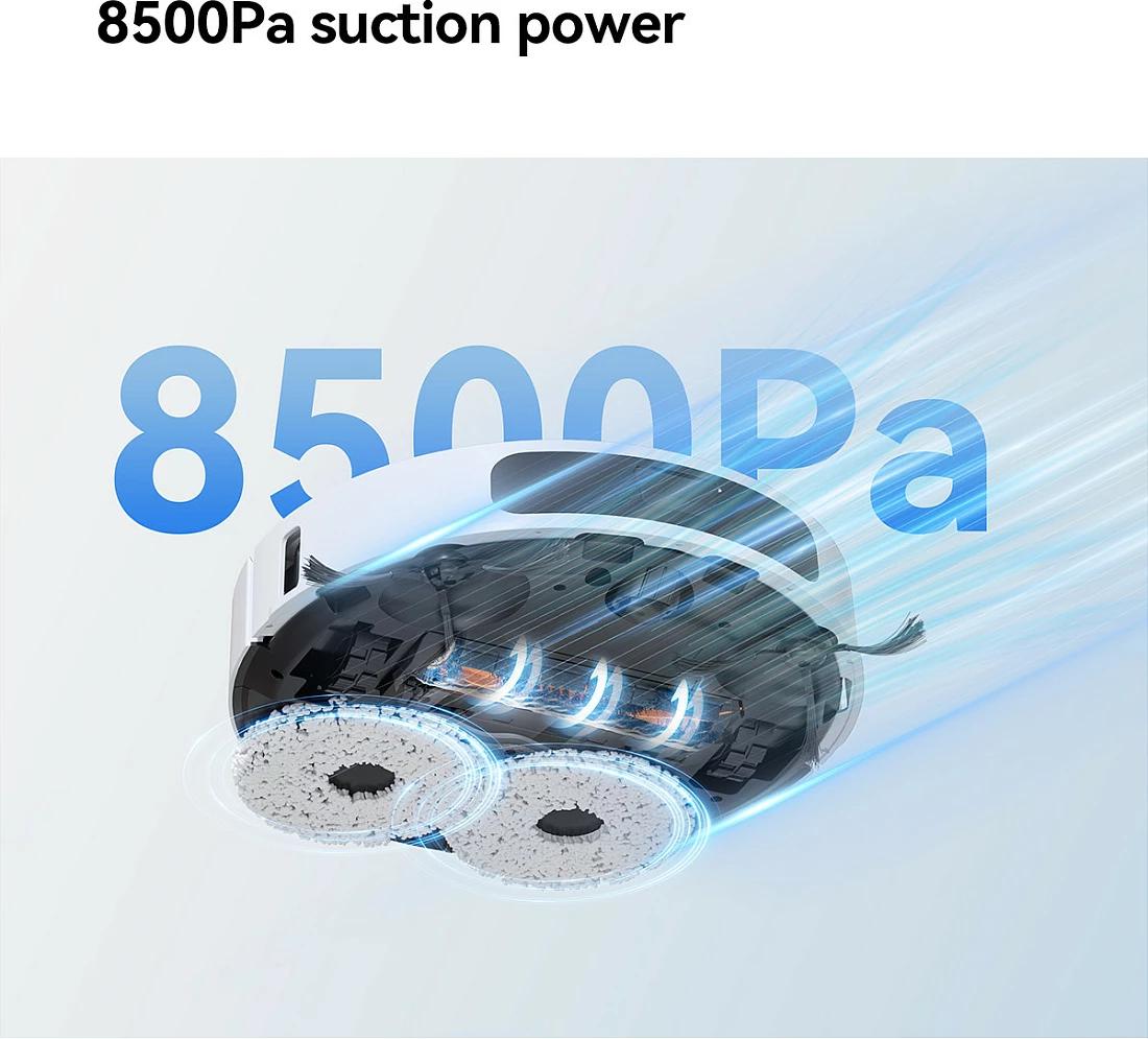 Fshesë robotike Imou RV3, me fshirje dhe LiDAR, bateri 6400mAh, e bardhë
