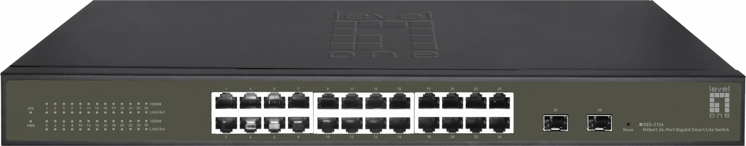 Switch LevelOne GES-2126, 26-Porta Gigabit, Managed, i zi