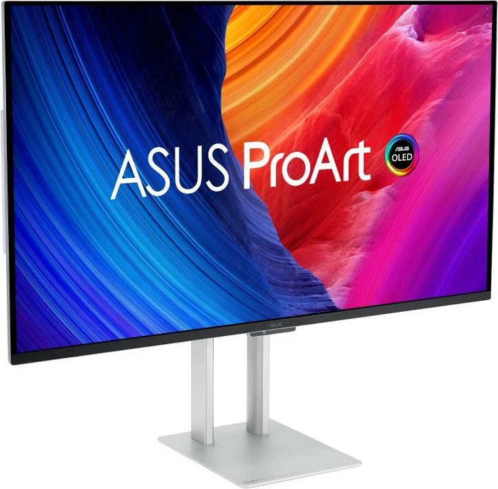 Monitor profesional OLED, Asus, ProArt PA32UCDM (90LM03HE-B01K70/90LM03HEB01K70), 31.5" 4K HDR 240 Hz QD-OLED 99% DCI-P3, argjendtë