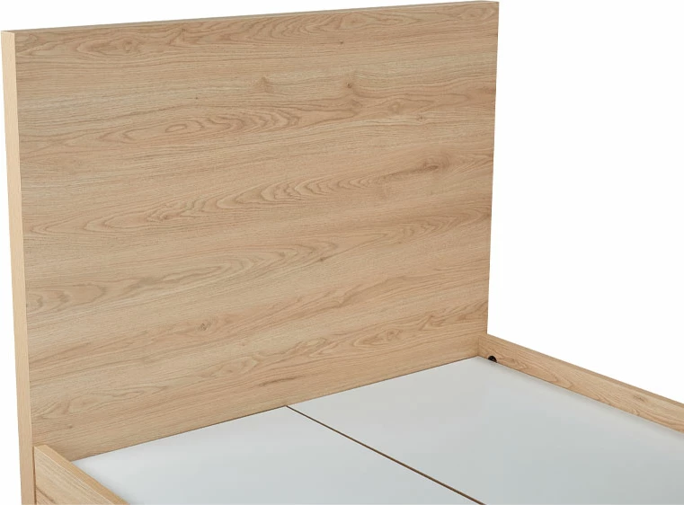 Krevat NEON për dyshek 120x200cm, ngjyrë natyrale, 127x234x121