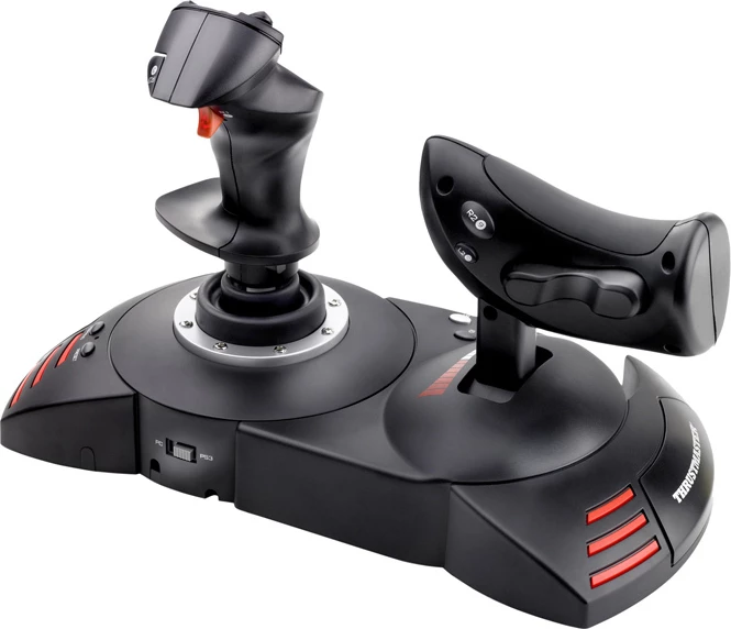 Kontrollor lojërash Thrustmaster T-Flight Hotas X 2960703 set joystick + throttle, e zezë
