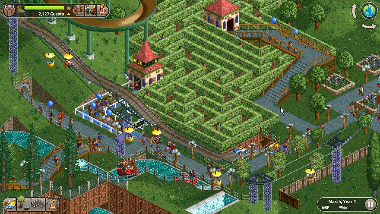 Lojë për Nintendo Switch Atari RollerCoaster Tycoon Classic, PEGI 3