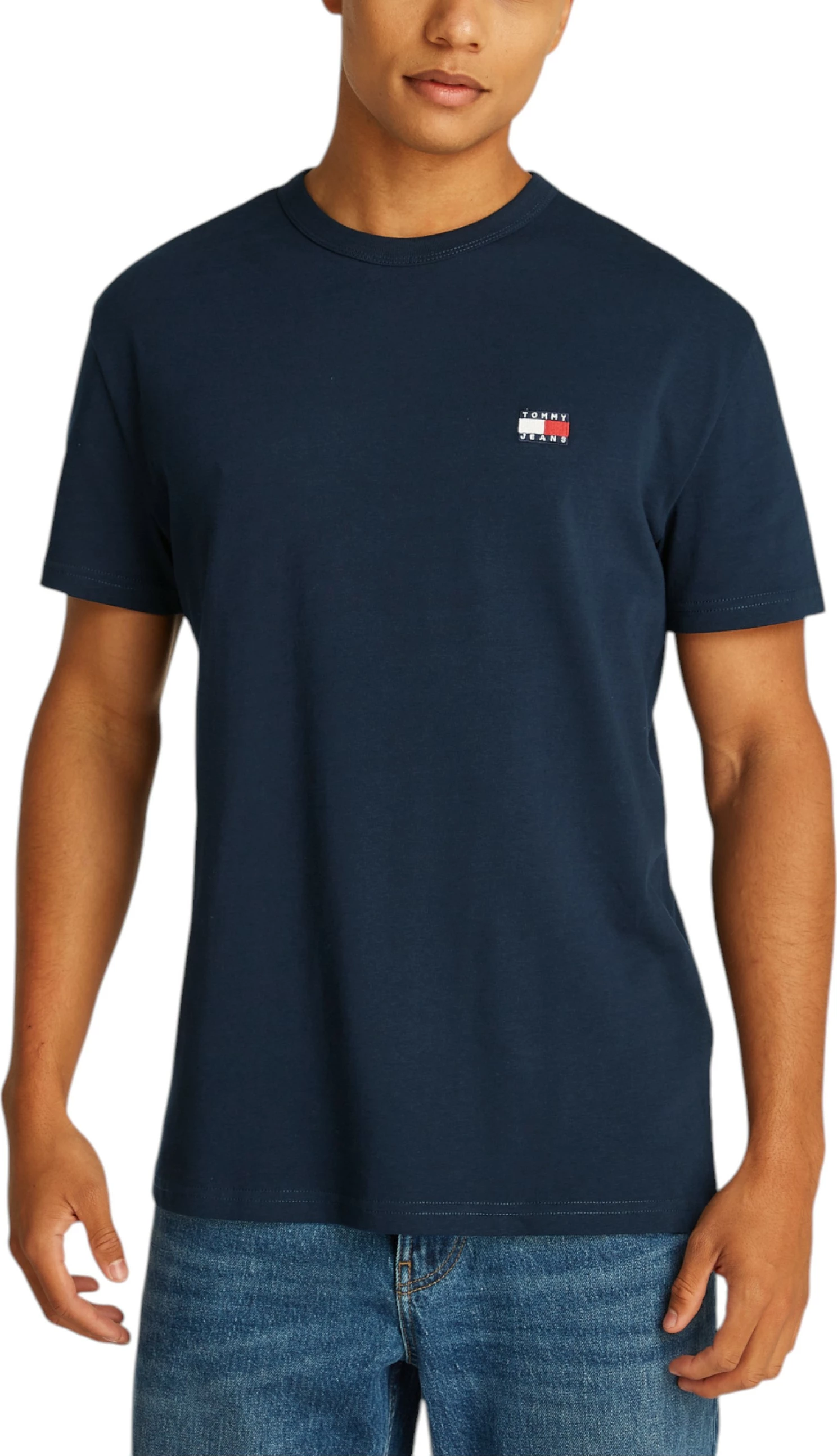 Maicë për meshkuj Tommy Hilfiger Jeans TJM REG BADGE TEE DM0DM20322, blu e errët [Madhësia: S]