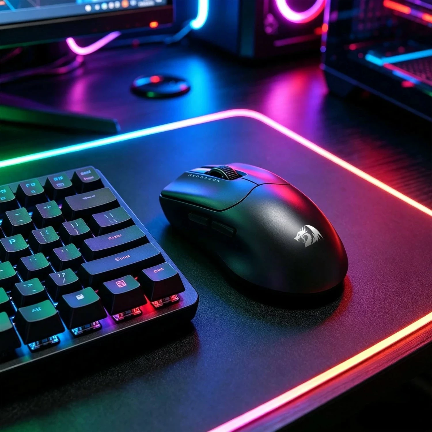 Maus gaming Redragon Axion M933, wireless/USB-C, 45000 DPI, 8000 Hz, i zi