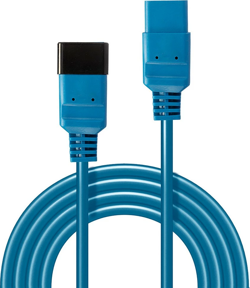 Kabllo energjie LINDY IEC C19 në C20, 2m, blu