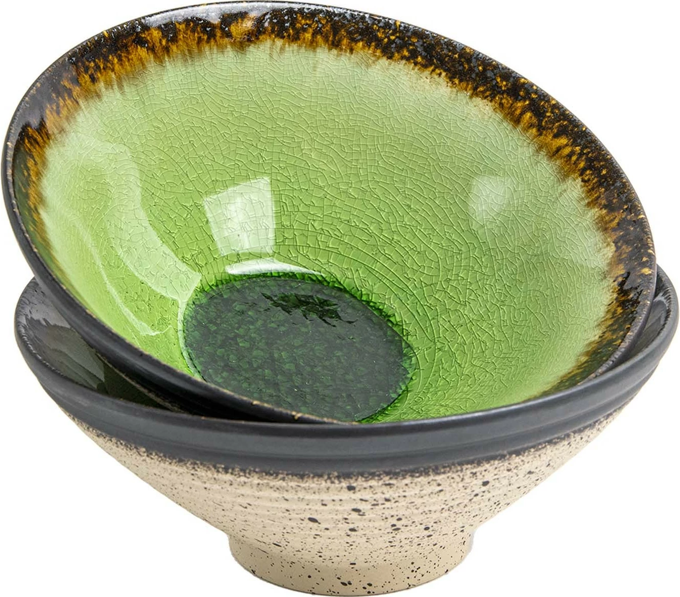 Tas konik Fine Dine Beryl 1.5L 225x90mm, gjelbër, set 2 copë