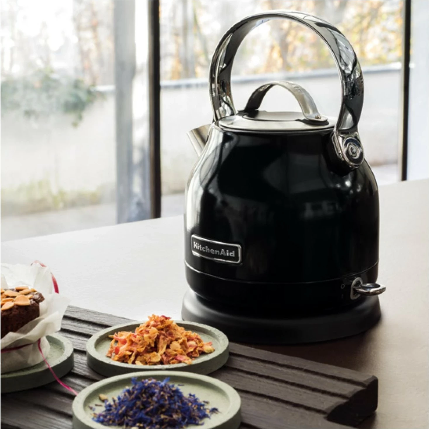 Çajnik elektrik KitchenAid Stella 5KEK1222E, 1.25L, inox, zi