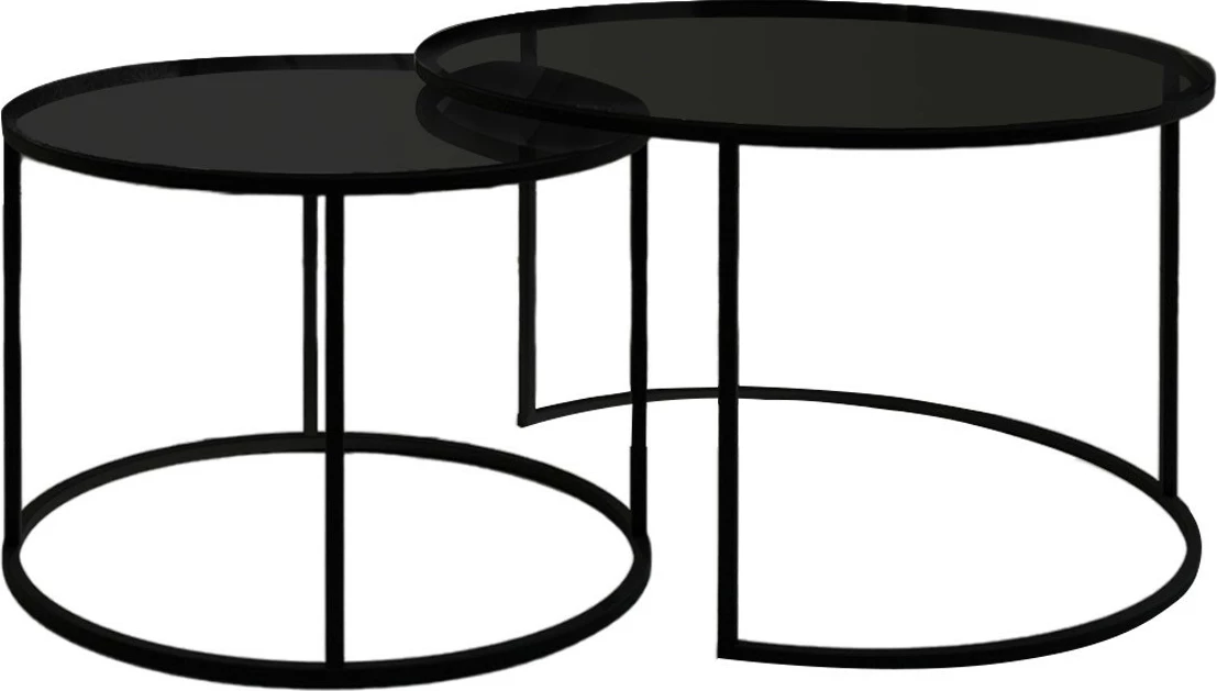 Tavolinë kafeje Skye Decor, Kyoto, ngjyrë fume