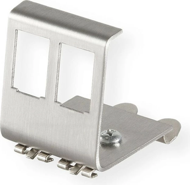 Adapter DIN-rail VALUE 21.99.3009, për 2x Keystone, inox