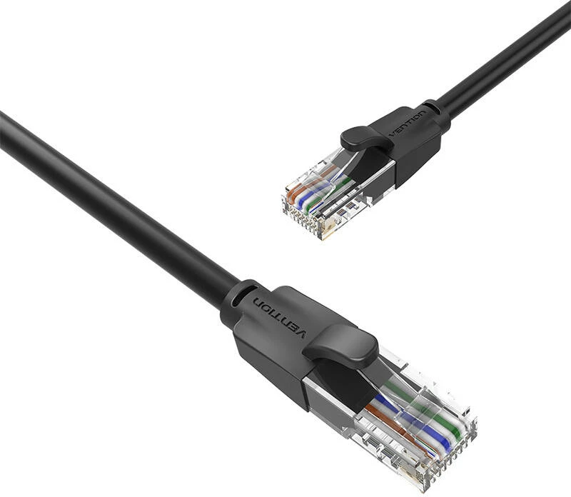 Kabllo rrjeti Vention IBEBK CAT6, 8m, 1000Mbps, e zezë