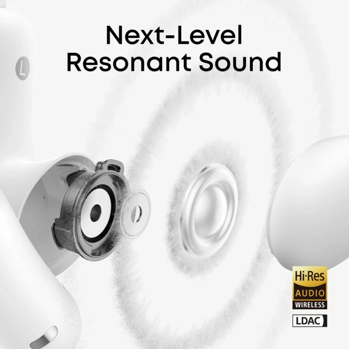 Kufje Anker Soundcore AeroFit 2 Pro wireless open-ear me ANC, Hi-Res LDAC, të bardha
