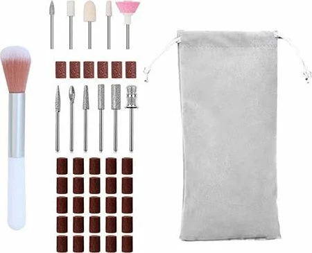 Set frezë thonjsh Adler AD 2181 11-në-1, 13500 RPM, USB-C, rozë