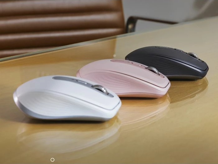 Maus Logitech MX Anywhere 3S 8000 DPI Bluetooth/Logi Bolt, rechargeable USB-C, grafit