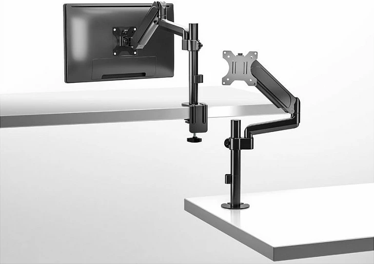Mbajtëse monitori EQUIP, për tavolinë me klemë, 13"-32", VESA 75x75/100x100, 9kg, e zezë