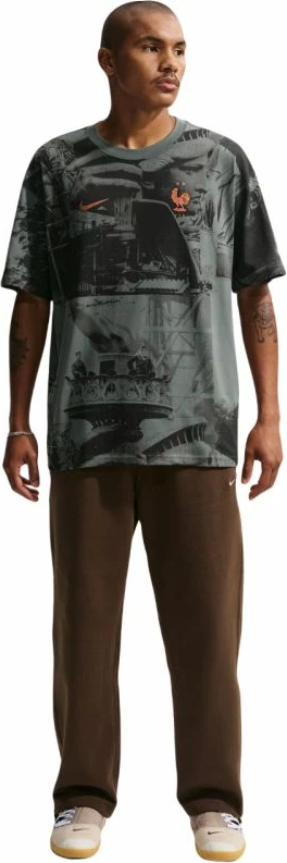 Maicë meshkuj Nike FFF Iron, gri