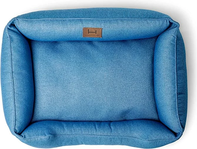 Harley & Cho Shtrati për kafshët shtëpiake "Dreamer", ngjyra: denim, me mbulesa që lahen, komod dhe rezistent