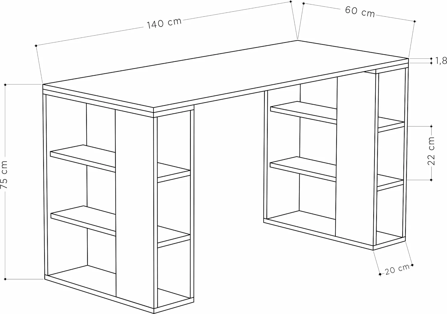 Tavolinë e punës Aura