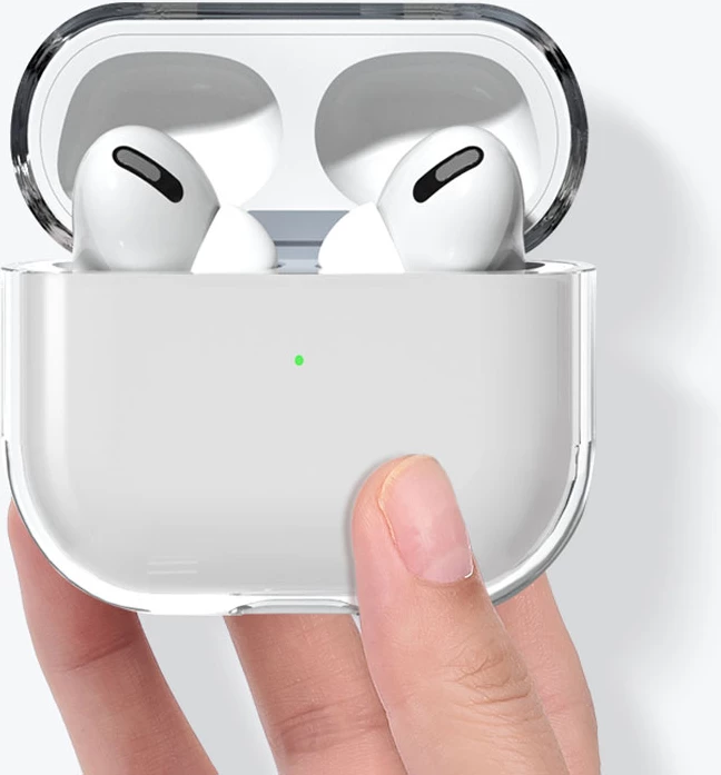 Mbështjellës Hurtel për AirPods 3, i fortë, transparent