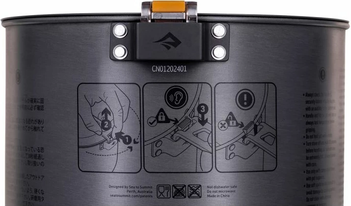 Set enësh për kamping Sea To Summit Frontier UL 2P 6 pjesë, i zi/kafe/blu