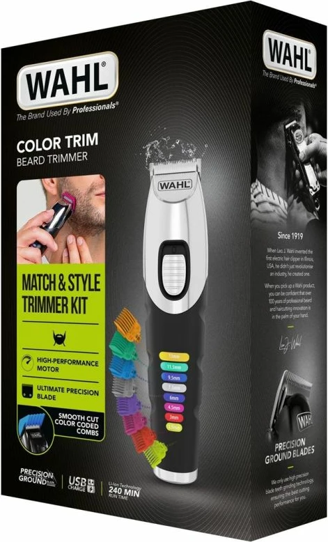 Trimer mjekre Wahl Color Trim 09893.0443, i zi