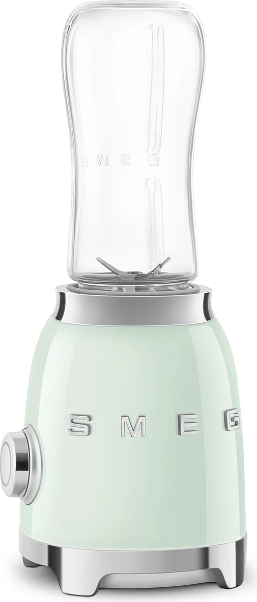Blender personal Smeg 50'Style PBF01PGEU 300 W, 2 shpejtësi, 2x 600 ml shishe To-Go, gjelbër