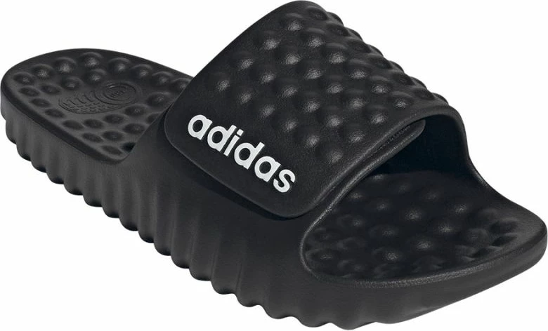 Shapka slides adidas ADISSAGE 360REC JS3570, të zeza