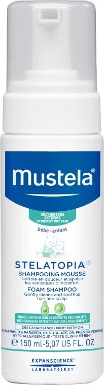 Shampon shkumë Mustela Stelatopia 150ml