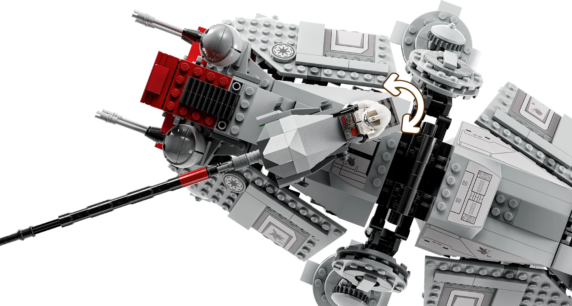 Set LEGO Star Wars AT-TE Walker 75337, 1082 copa, 9+