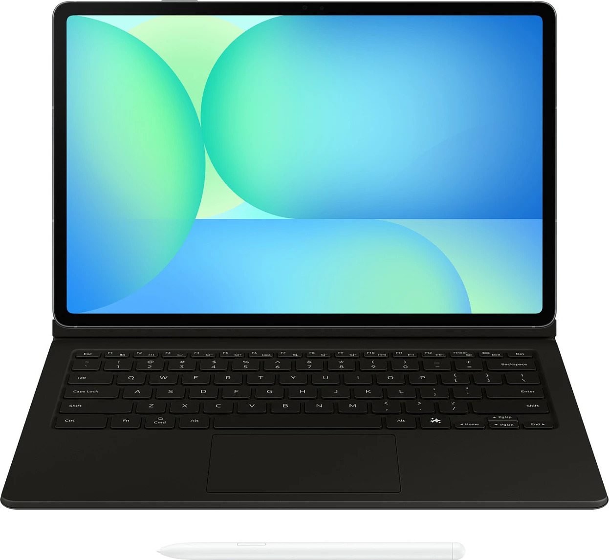 Mbështjellës tastierë Samsung EF-DX625, QWERTZ, Gjermanisht, Trackpad, Galaxy Tab S10 FE+, E zezë
