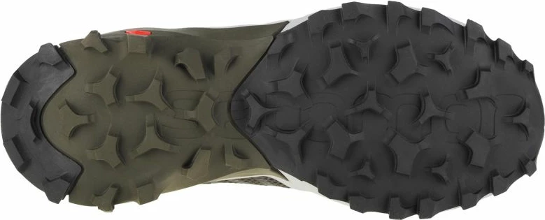 Këpucë për meshkuj Salomon Madcross për turizëm dhe aktivitete në natyrë, ngjyrë jeshile