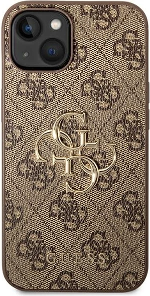 Mbështjellës Guess GUHCP14S4GMGBR për iPhone 14 6.1", hardcase, kafe