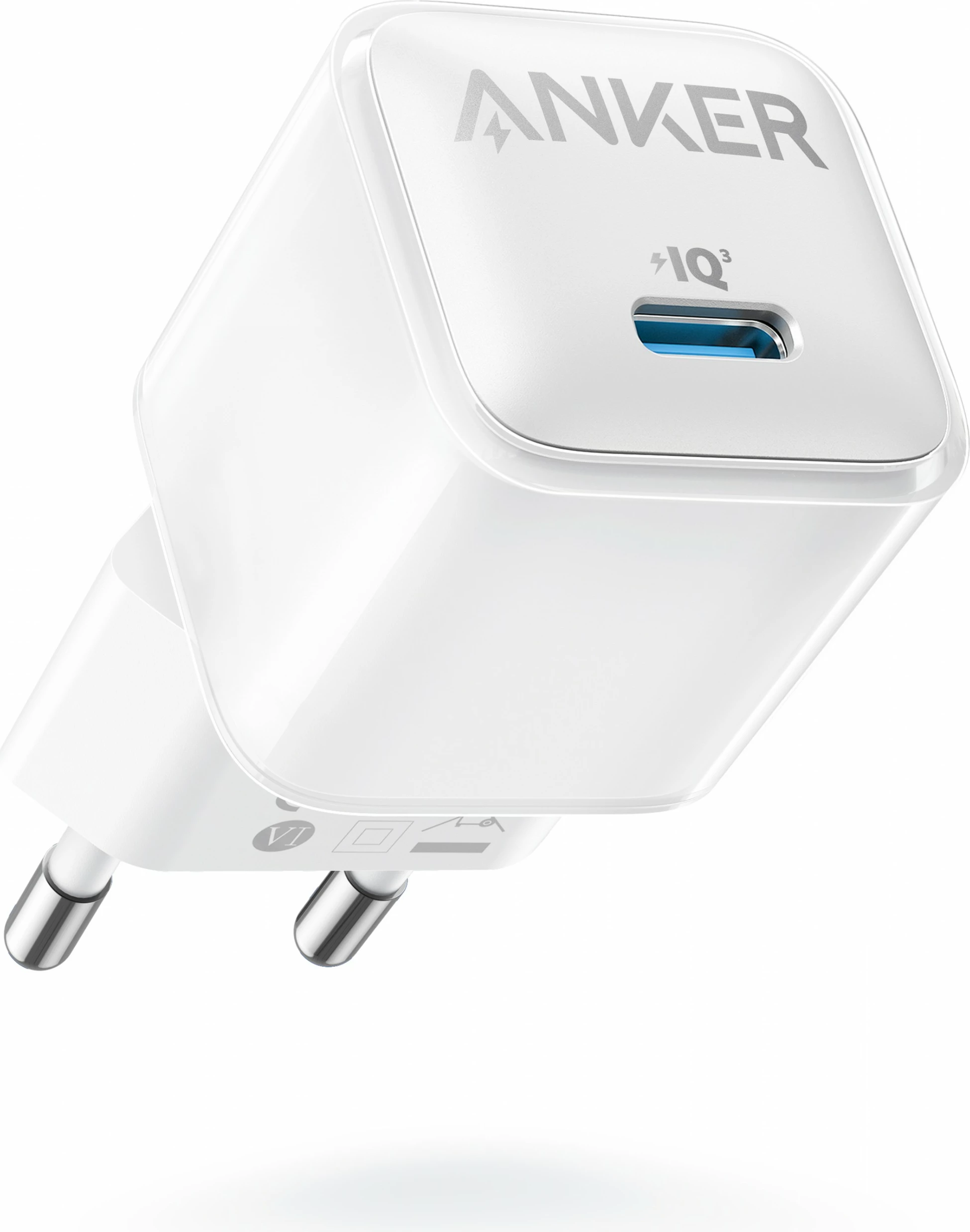 Karikues Anker 511 Nano Pro, USB, 20 W, Bardhë