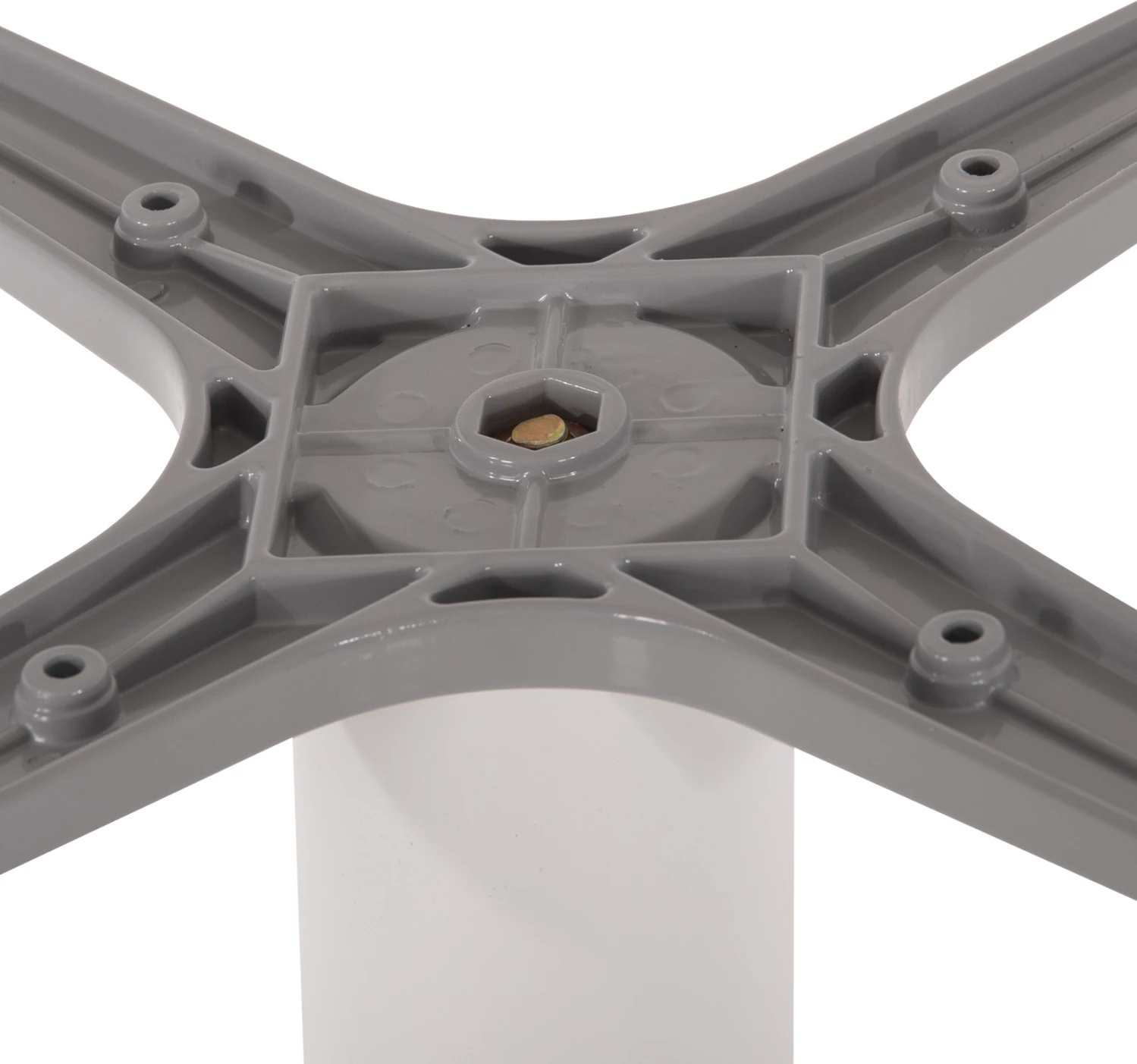 Bazë për tavolinë, ngjyrë e bardhë mat, FH475.02, 45x45x73H cm