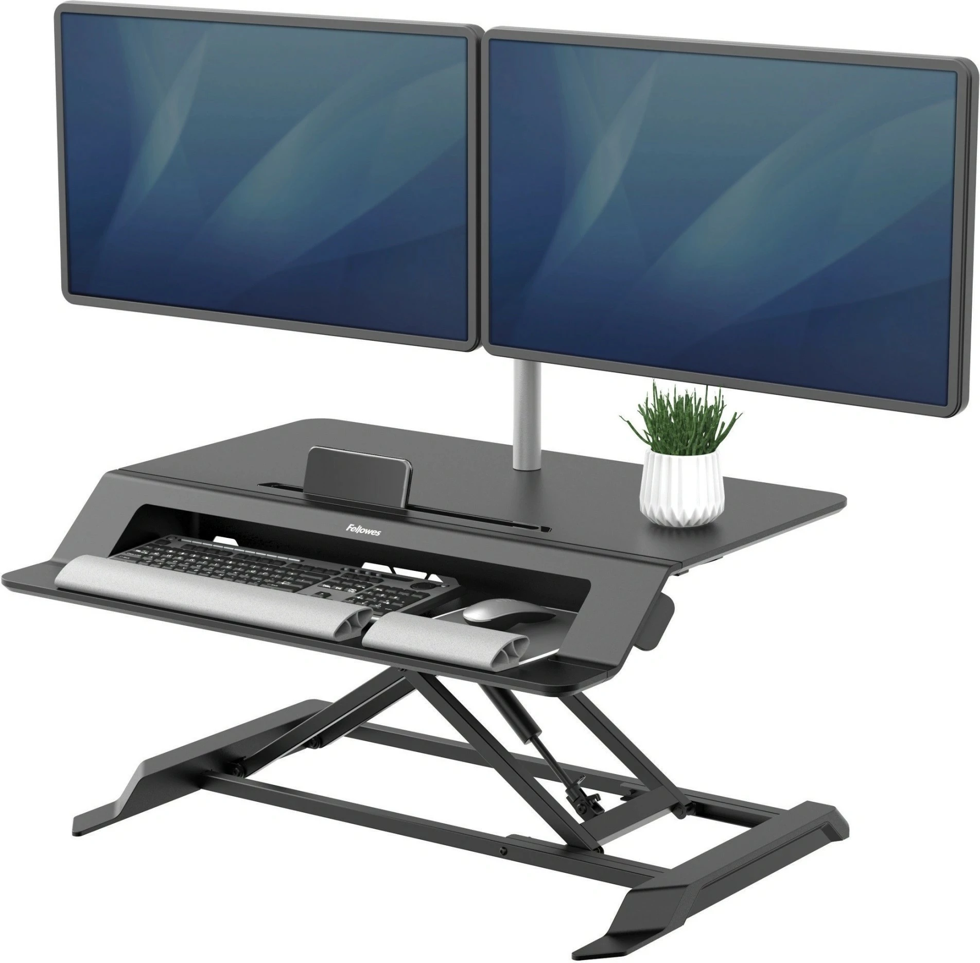 Konvertues tavoline Fellowes Lotus LT, sipërfaqe 80cm, ngjyrë e zezë
