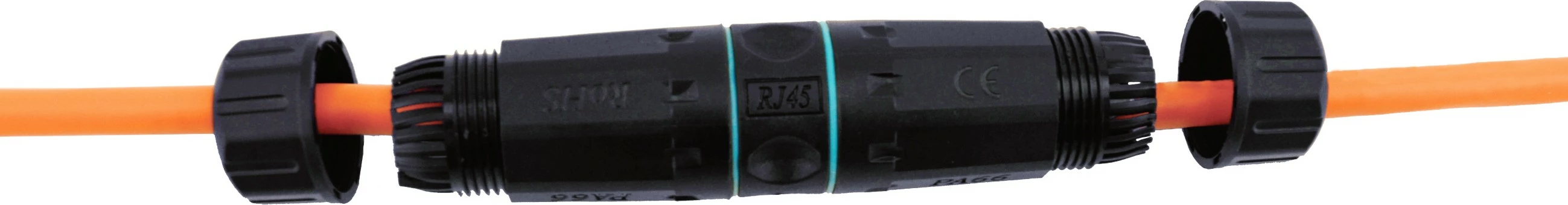 Coupler rrjeti Equip Cat.6A RJ45, i jashtëm, IP68, zi, kaltër