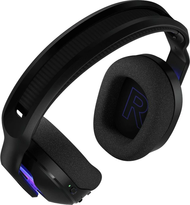 Kufje gaming Logitech VOSS CDM, wireless, Bluetooth 5.3, 1500 mAh, me ndriçim, e zezë