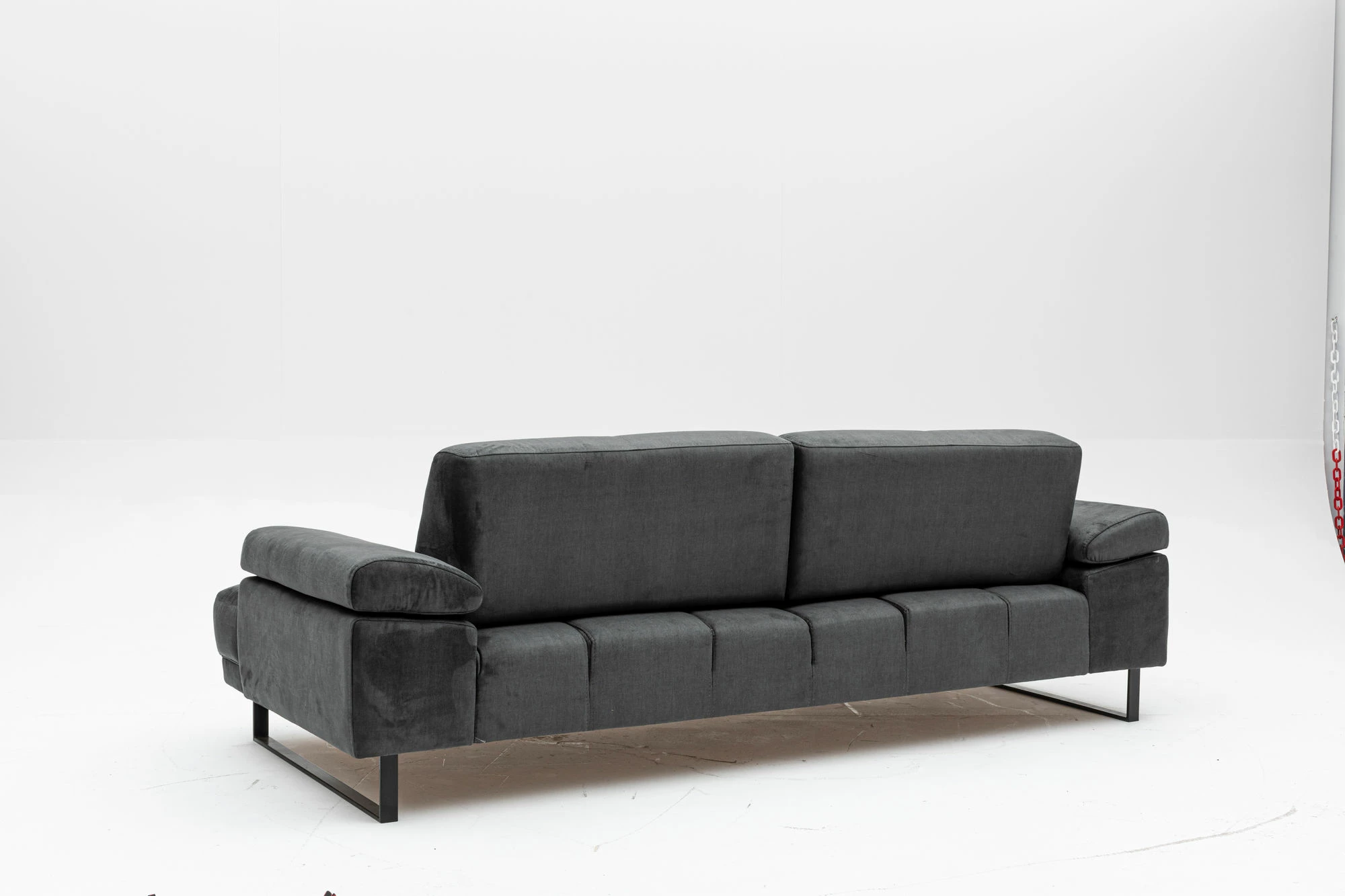 Divan-krevat 3 vendësh, Atelier del Sofa, Mustang, antracit