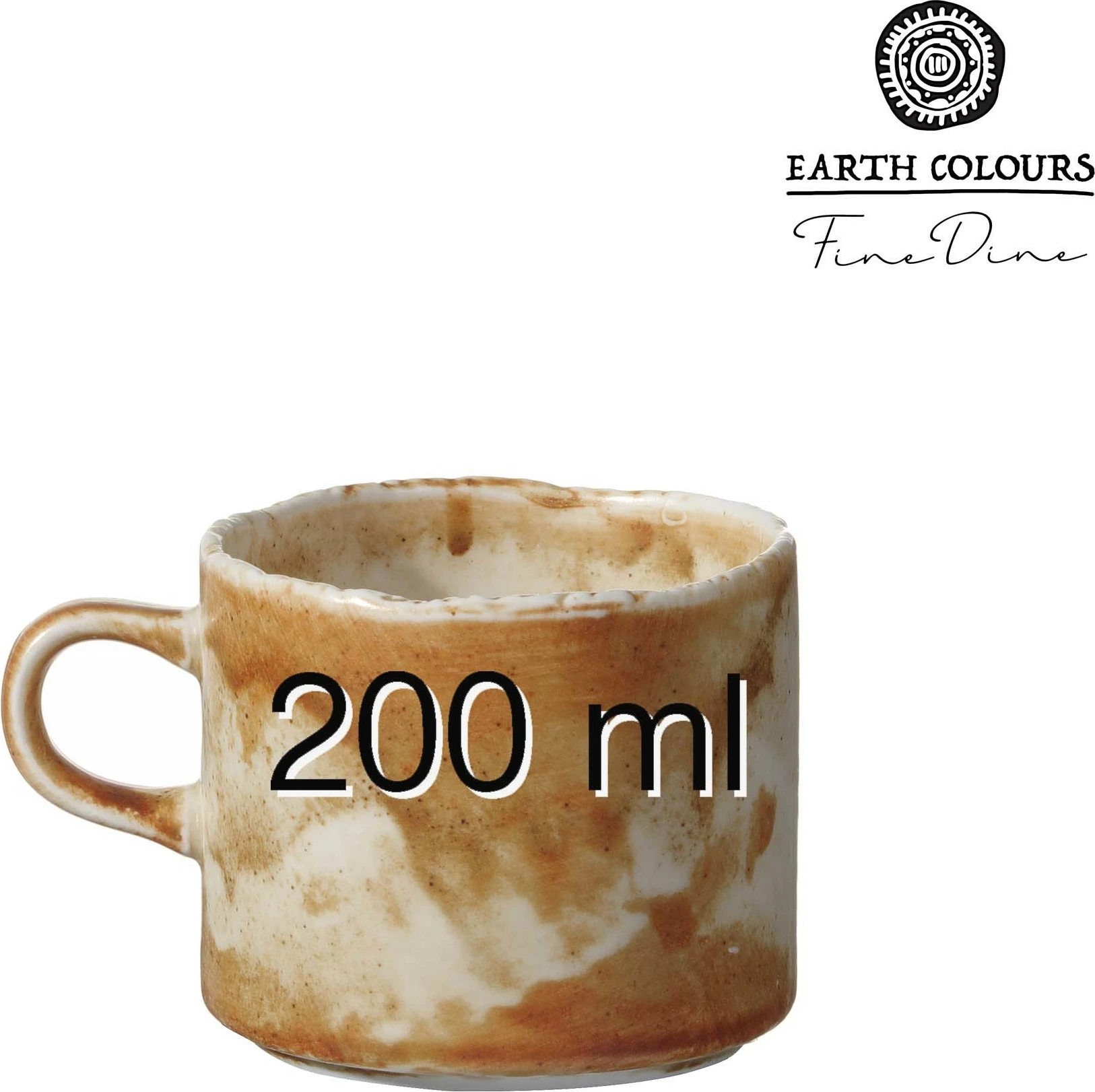 Filxhan kapuçino Fine Dine Constancy 200 ml, set 3 copë, kafe