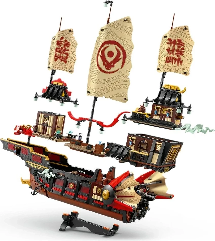 Set LEGO NINJAGO The Temple Bounty 71848 me 6 minifigura