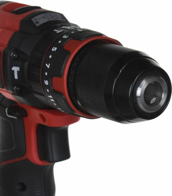 Shurubillë pa kabllo Einhell TE-CD 18/40 Li-i +64, e zezë/e kuqe, set me 2 bateri dhe 64 pjesë